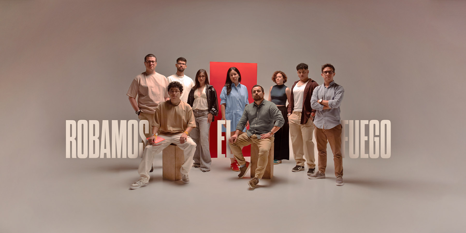 Fotografía del equipo de velové branding house